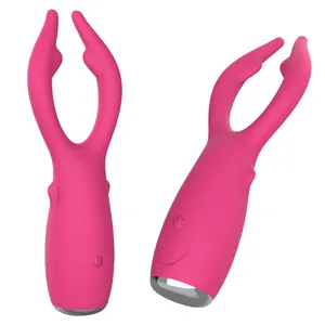 Brust-Kltoris-Stimulator G-Punkt-Vibrator starker Stock-Massagegerät Sex-Spielzeug für Damen und Männer