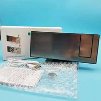 Réveil numérique intelligent à LED avec projecteur, horloge de table électronique USB, fonction de réveil avec projection de l'heure à 180° et fonction snooze