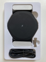 Chargeur sans fil invisible à longue portée caché sous un bureau épais de 30 mm, 10 W, charge rapide, compatible avec les téléphones intelligents sans fil