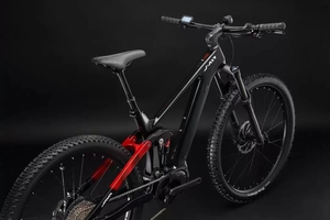 2023 nouveau 250w <span class=keywords><strong>e</strong></span> vtt 12 vitesses à suspension complète en fibre de carbone vtt électrique 27.5 pouces vélo de descente - Product Image 2