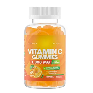 Gomitas de vitamina C de alta potencia de etiqueta privada OEM 1000mg para blanquear