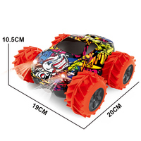 Voiture télécommandée amphibie 4x4 pour enfants, jouet de graffitis télécommandé à quatre roues motrices