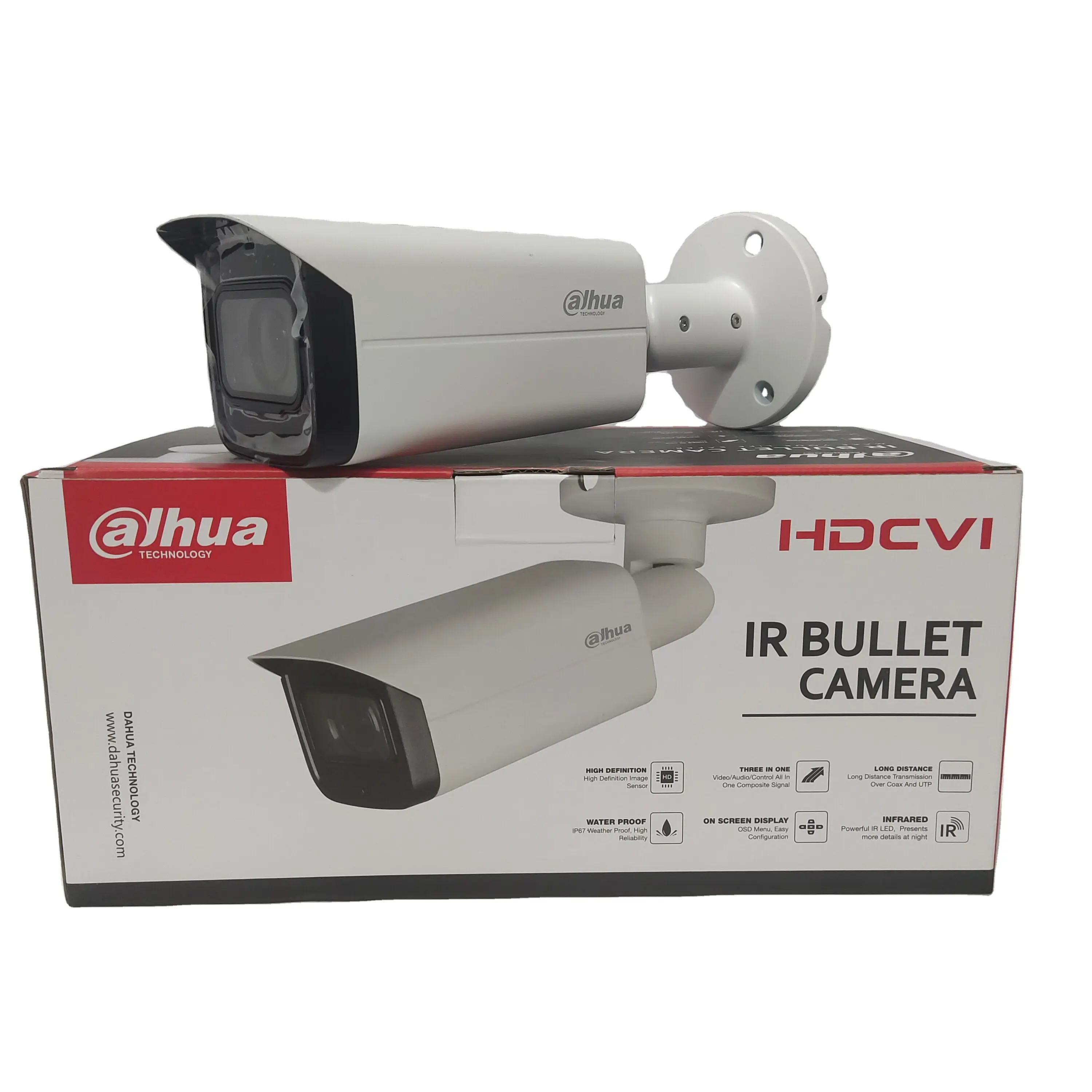 Dahua HAC-HFW2802T-A-I8 4K Lampu Bintang Dahua HDCVI IR Kamera Peluru dengan Teknologi 3DNR