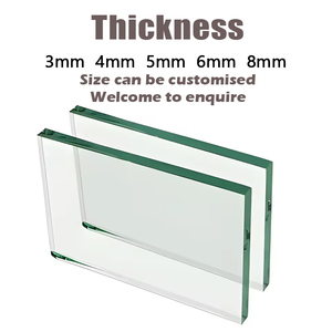 Kaca Float Ukuran Potong 3mm 4mm 5mm 6mm 8mm untuk Kaca Jendela Bangunan Kaca Putih - Product Image 6