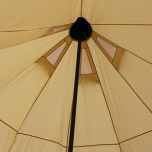 Yurt mongol portable imperméable 3000 mm UV50+ pour camping extérieur quatre saisons avec armature droite - Product Image 3