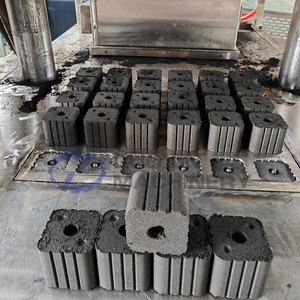 Than đóng viên Máy Shisha than than bánh dây chuyền sản xuất Cubic than bánh Máy làm - Product Image 5