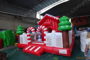 Château gonflable de Noël décoration de <span class=keywords><strong>vacances</strong></span> bonhomme de neige <span class=keywords><strong>location</strong></span> de toboggan gonflable - Product Image 2