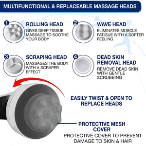 Tragbare elektrische <span class=keywords><strong>Handheld</strong></span> Ganzkörper <span class=keywords><strong>Vibrator</strong></span> Massage New Style Abnehmen Cellulite Massage gerät Vibrierendes Kopf gewicht Kissen - Product Image 2