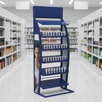 Support d'affichage en métal personnalisé pour les rayonnages de supermarché, pour la présentation en vitrine