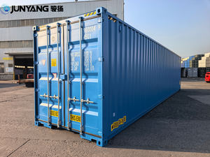 Contenedor de 40' HC con puertas dobles y rieles laterales, de acero Corten, tipo seco, para transporte de carga marítima, a la venta en cadena - Product Image 3