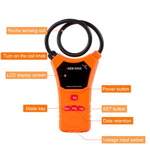 HEDAO 690B Pinza Amperimétrica Digital Portátil de Alta Precisión, Multímetro Flexible, Medidor de Corriente RMS Real, Pinza Amperimétrica Inteligente para Medir Fugas - Product Image 1