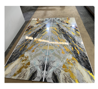 Plaque de roche en carbone de 8 mm, ardoise en charbon de bambou, carrelage en porcelaine, marbre, pierre frittée, dalle murale, placage de bambou, panneau mural en PVC