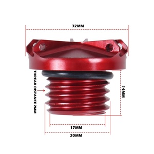 Ninja ZX-4RR ZX4R Zx4r Se ZX-25R için Kawasaki motosiklet aksesuarları alüminyum motor dolgu yakıt deposu gaz yağı kapağı vidalı cıvata - Product Image 2