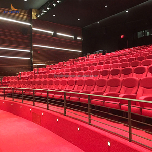 Flyon Theater <b>Chair</b> Auditorium Seating Foldable Adjustable Manual <b>Recliner</b> Modern Design Commercial Furniture School Gym Use - Product Image 3