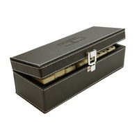 Dominos couleur avec points noirs, ensemble de jeu avec étui en cuir PU noir, populaire double six dominos