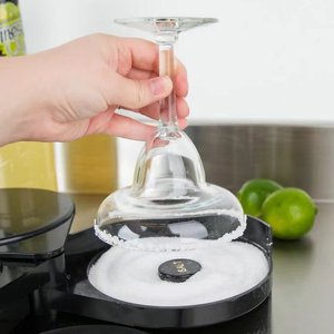 2023 Top bán đen nhựa đường muối thủy tinh rimming 3 Tier Bar Glass rimmer bartender công cụ - Product Image 3