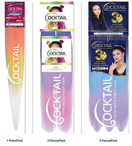 Fibra <span class=keywords><strong>japonesa</strong></span> preestirada Easy Braid 28 ''Yaki Extensión de cabello liso Crochet Twist Jumbo Easy Braid Compra a granel al por mayor - Product Image 3