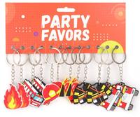 Porte-clés de pompier, pendentif de sac, cadeau pour pompier, porte-clés souvenir, cadeaux pour sacs cadeaux, remplissages de sacs cadeaux