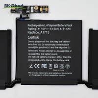 Batterie d'ordinateur portable en gros d'usine pour MacBook Pro 13 pouces A1713 A1708 2016 2017