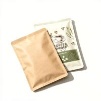 Sacs d'emballage personnalisés imprimés à trois soudures latérales, doublés de film, de qualité alimentaire, thermoscellables (BOPP/AL/PE) mm pour grains de café et café moulu