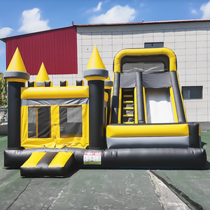 Château gonflable commercial de luxe, maison de rebond colorée avec souffleur, château gonflable intérieur/extérieur pour enfants - Product Image 1