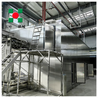 Vloeibaar IQF-bedapparatuur snelvriesmachine hoge efficiëntie SUS304 voor industriële verwerking van zeevruchten, fruit en groenten