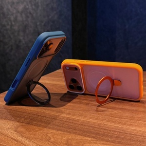 เคสโทรศัพท์มือถือแบบด้านรุ่นใหม่ล่าสุด พร้อมห่วงแม่เหล็กสำหรับ iPhone 17Air 16 promax 15plus 13 12 11 ป้องกันการกระแทก - Product Image 4