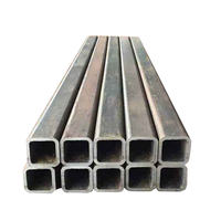 Tube carré en acier laminé à chaud GB/T 1591 Q390B Q420B 50x50-200x200mm, paroi 6-20mm pour cadre de support de conduite de génération hydroélectrique