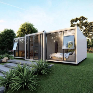 Casa Contenedor Prefabricada Expandible de 20 pies/40 pies, <span class=keywords><strong>Apartamento</strong></span> Plegable de 2 Dormitorios con Baño y Cocina - Product Image 3