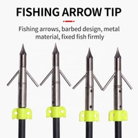 Flèche de pêche en fibre de verre Bowfishing Reel Broadheads Slingshot Catapult Kit Tir à l'arc Arc et Flèche Poisson Chasse Produits Dart
