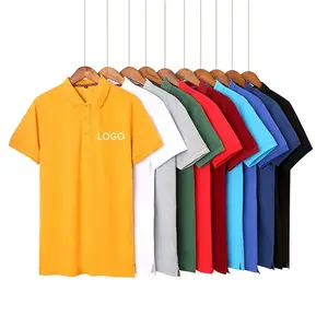 Polo transpirable personalizado de alta calidad para hombre, camiseta de manga corta de golf, polos para hombres, chándal deportivo bordado