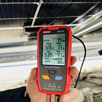 Testeur Solaire FROGBRO FB673PV LCD MPPT pour Panneaux PV, Multimètre Intelligent Courant Tension Mètre Numérique, Testeur de Puissance Solaire VOC