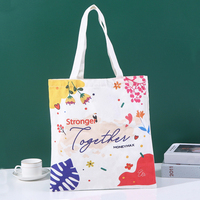 Sacs pour femmes bon marché logo personnalisé uni imprimé gros sac fourre-tout en toile de coton vierge de qualité avec impression sacs en toile de coton