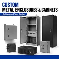 Fabrication sur mesure de tôlerie OEM, boîtier électronique en aluminium, poinçonnage CNC, pliage, armoire serveur en acier inoxydable