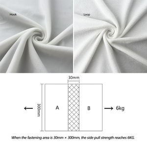 Tissu doux et silencieux à crochets et boucles pour vêtements <span class=keywords><strong>de</strong></span> bébé, couches, langes, bavoirs, tissu auto-adhésif sans bruit - Product Image 6