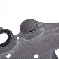 Pièces de modèle RC en fibre de carbone 3K CNC OEM, découpe personnalisée, accessoires de cadre en plaque de fibre de carbone pour avion, hélicoptère, voiture RC