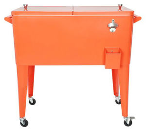 Carrito Enfriador de Bebidas para Patio de 80QT, Carrito Enfriador de Vino, <span class=keywords><strong>Amazon</strong></span> - Product Image 3