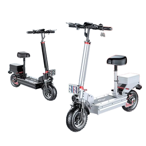 Scooter électrique pliable à deux roues en aluminium, alimenté par une batterie lithium longue portée, moteur sans balais 500 W - Product Image 6