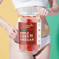 Gummies au vinaigre de cidre de pomme sans sucre, marque privée OEM, complément alimentaire