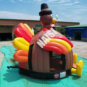 Fabbrica a buon mercato Festival del PVC Moonwalk salto casa gonfiabile a tema tacchino salto buttafuori <span class=keywords><strong>castello</strong></span> per bambini - Product Image 5