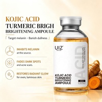 Sérum Ampoule Visage Hydratant Anti-Âge Unifiant le Teint Clarifiant Éclaircissant au Peptide