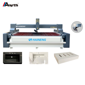 Routeur CNC de bureau haute pression 5 axes AB AC, découpeuse à jet d'eau, <span class=keywords><strong>machine</strong></span> de découpe de mosaïque en marbre à jet d'eau - Product Image 2