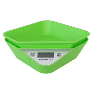 J&R Wasserfeste Küchenwaage 5 kg Digitale Lebensmittelwaage mit Großer Schüssel - Product Image 3
