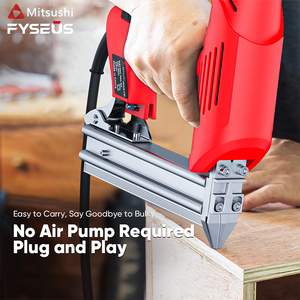 Fyseus 2400W 220V pistola de <span class=keywords><strong>clavos</strong></span> eléctrica clavadoras de aire para carpintería clavadora eléctrica <span class=keywords><strong>grapadora</strong></span> pistola <span class=keywords><strong>grapadora</strong></span> para madera - Product Image 2