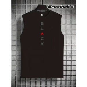 Débardeur de sport pour homme 100% Coton, style streetwear, été, design musculation, sans manches - Product Image 3