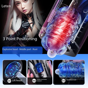 USA Warehouse Stock: TNT Cannon King Luxo Auto-Stroking & Sound Masculino Masturbador 36 Técnicas Penis Empurrando Treinador para Homens - Product Image 4