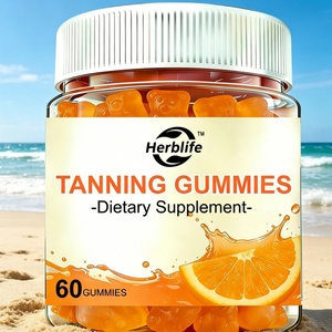 Gummies bronzantes quotidiennes personnalisées pour femmes avec supplément de vitamines, bêta-carotène, lycopène et astaxanthine – Gummies bronzantes sans soleil - Product Image 3