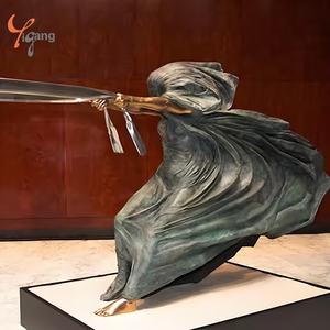 Sculpture en cuivre coulé en laiton personnalisé de haute qualité grand extérieur métal Art Force <span class=keywords><strong>Nature</strong></span> terre <span class=keywords><strong>mère</strong></span> <span class=keywords><strong>Gaia</strong></span> Bronze métal artisanat - Product Image 3