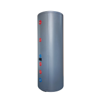 200L 300L réservoirs tampons de pression en acier inoxydable DHW réservoir de stockage pompe à chaleur chaudière eau chaude froide DHW un ou deux réservoirs de bobines