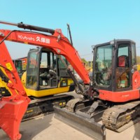 Excavator Mini Bekas KX163 Model 2016 5.6 Ton Kapasitas Bucket 0.21m Mesin Bekas untuk Raport